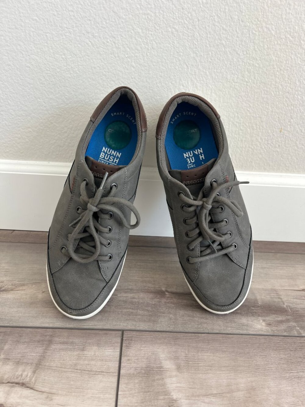 Nunn Bush Kore City Walk Lace-Up Sneaker Mens sz 12 Charcoal
